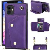 kihuwey iphone 11 crossbody case with wallet card holder cell phones & accessories logo