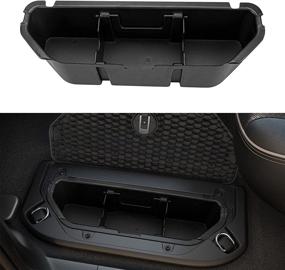 img 4 attached to 🚚 Convenient Rear in-Floor Storage Box with Handle for Dodge RAM 1500 - Organize Your Rear Seat Space with this 2019, 2020, 2021 Edition - Perfect Fit for Ram 1500 Crew Cab!