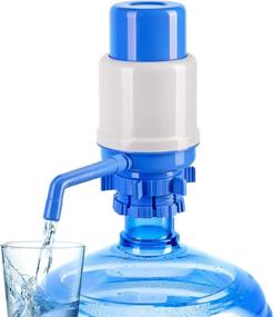 img 4 attached to 🚰 HotFrost Manual Water Bottle Pump - Convenient Drinking Dispenser for 5 Gallon Containers - Easy Fit on Crown Top Bottles, Jugs - 3 Tube Length Options, Protective Spout Cap, Cleaning Brush, Food-Grade Materials