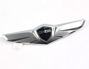 img 2 attached to Mobis Compatible Rear Trunk Lid Tail Gate 🚘 Wing Emblem for Hyundai Genesis Sedan 2015 (Part: 86330B1000)