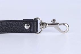 img 2 attached to Full Grain Leather Adjustable Crossbody Straps Replacement - 0.7” Width, 25”-51” Length by VanEnjoy