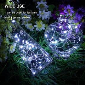 img 2 attached to 🎄 GDEALER 6-Pack Fairy String Lights Christmas Decor 7.2ft 20 LED Starry String Lights Battery Powered Christmas Lights Copper Wire Twinkle Firefly Lights for Party Bedroom Wedding Craft Jar Decorations