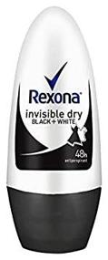 img 2 attached to Stay Fresh and Stain-Free with REXONA Women Antiperspirant Roll On Deodorant Invisible Dry Black+White - 50ml