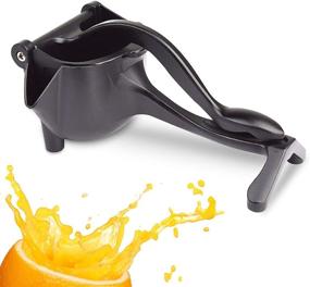 img 4 attached to 🍋 RAINBEAN Manual Citrus Juicer: Premium Hand Press Lemon Squeezer for Lime, Orange, Apple - Heavy Duty Aluminum Alloy Juice Squeezer (Black)