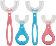 childrens u shape toothbrush thorough cleansing logo