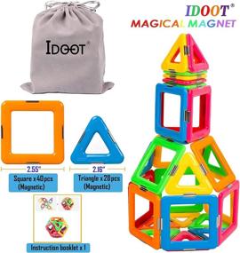 img 1 attached to 🧲 Exploring Magnetic Building Montessori Activities: Compatible Novelty & Gag Toys