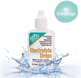 img 3 attached to 🌊 Keto Chow Electrolyte Drops: Achieve Optimal Electrolyte Balance with Sodium, Magnesium, Potassium & Trace Minerals for the Keto Diet and Intermittent Fasting - Convenient On-the-Go Container - 24 ml Dropper