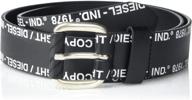 👔 stylish diesel b fulcopy belt black: top-notch men's accessory logo