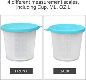 img 1 attached to Sophico Ice Cream Freezer Storage Container with Silicone Lids - Perfect for Food Storage Tub, Meal Prep, Soup, and More! (Set of 4, MIX)