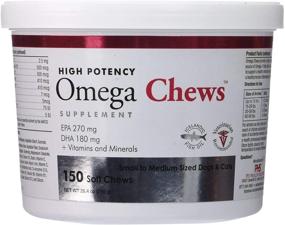 img 2 attached to Omega Soft Chews for Small to Medium Dogs and Cats - 150 Count by HealthyPets: Promote Pet Health and Wellness!