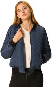 img 1 attached to Allegra Womens Raglan Sleeves Quilted Women's Clothing