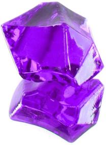 img 2 attached to 💎 Super Z Outlet 120 Pack Acrylic Color Ice Rock Crystals Treasure Gems – Perfect for Table Scatters, Vase Fillers, Events, Weddings, Arts & Crafts, Birthdays – Beautiful Purple Decorations (1" Inch)