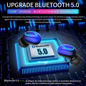 img 3 attached to Сумдмакс Bluetooth наушники с микрофоном водонепроницаемые