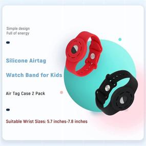 img 3 attached to Airtag Wristband For Kids Accessories & Supplies