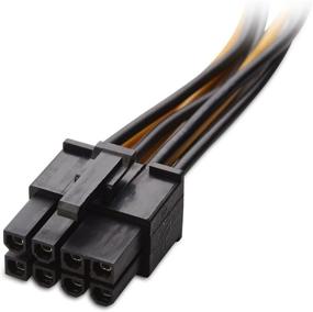 img 2 attached to 💡 Кабели Cable Matters 2-Pack 8-Pin PCIe к Molex (2X) Питание Кабель 4 дюйма: Эффективное и Надежное Решение для Питания