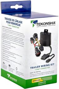 img 1 attached to Tekonsha 118784 Tow Harness T-Connector in Black