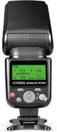 📸 вспышка voking vk750iii с дистанционным ttl режимом и lcd дисплеем для камер canon dslr eos rebel 4000d 5ds 5dsr 5s mark iv 5d mark iii 6d 6d mark ii 7d 70d 77d 80d логотип
