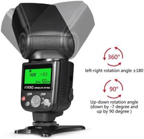 img 1 attached to 📸 Вспышка Voking VK750III с дистанционным TTL режимом и LCD дисплеем для камер Canon DSLR EOS Rebel 4000D 5DS 5DSR 5S Mark IV 5D Mark III 6D 6D Mark II 7D 70D 77D 80D
