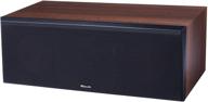 immerse in crystal-clear audio with klipsch rp-600c center channel speaker (walnut) logo