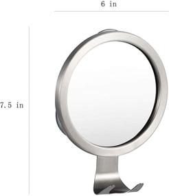 img 3 attached to 🪞 Fog-Free MGLIMZ Shower Mirror with Razor Hook and Powerful Lock Suction – Effortlessly Clear Reflections for Your Bathroom Routine