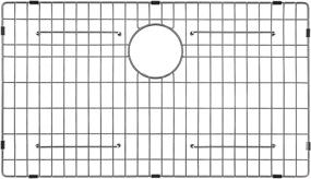 img 3 attached to 🧱 Stainless Steel Bottom Grid for Kraus KHU100-30 Single Bowl Sink - 30-inch, 27.5" Dimensions