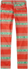 img 3 attached to 🎄 Big Boys' Christmas Holiday Ugly Christmas Pants