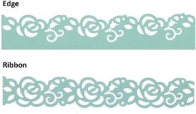 img 2 attached to 🌹 Bira Craft Punch - 2 in 1 Border Edge & Valentine’s Day Punch (Rose-2) for Scrapbooking