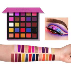 img 1 attached to BONNIESTORE 3PCS 75 Bright Colors Eyeshadow Palette: Colorful, Long Lasting, Waterproof, High Pigmented Makeup Eyeshadow Palette with Matte, Glitter, and Smooth Powder Eye Shadow