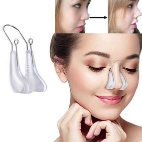 img 4 attached to 👃 Lenlorry Nose Shaper Lifter Clip: Silicone Safety Corrector for Wide Crooked Nose Enhancement - Women Men, Girls & Ladies