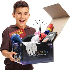 img 1 attached to 🎩 Unleash Your Child's Inner Magician with Prextex Kiddie Magician Costume & Tricks: A Spellbinding Experience!