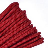 bored paracord: 10 feet imperial red - 550 cord type iii, 7 strand paracord - over 300 colors available логотип