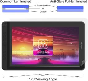img 2 attached to 💜 HUION 2020 Kamvas 13: Advanced 2-in-1 Graphic Drawing Tablet with Full-Laminated Screen, Tilt Function, Premium Pen Pressure & Shortcut Keys - Purple Edition