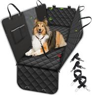 🐾 yuntec dog car seat cover: waterproof hammock with mesh window - ultimate protector for pets in cars, trucks, suvs logo