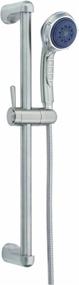 img 1 attached to 🚿 Danze D465005BN: Three Function Hand Shower with 24-Inch Slide Bar, Brushed Nickel - Ultimate Shower Experience!
