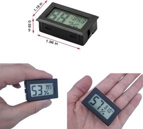 img 2 attached to Accurate Humidity Gauge 5-Pack: Newlight66 Digital Hygrometer Thermometer 🌡️ (°F) - Indoor Outdoor Hygrometer for Humidors, Home, Car, Greenhouse