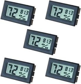 img 4 attached to Accurate Humidity Gauge 5-Pack: Newlight66 Digital Hygrometer Thermometer 🌡️ (°F) - Indoor Outdoor Hygrometer for Humidors, Home, Car, Greenhouse