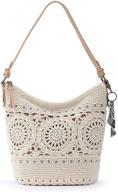 👜 sak unisex adults sequoia crochet static women's handbags & wallets: stylish and functional accessories for all genders logo