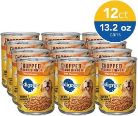 img 3 attached to 🐶 PEDIGREE 13.2 oz. Cans Chopped Ground Dinner Wet Dog Food