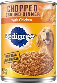 img 4 attached to 🐶 PEDIGREE 13.2 oz. Cans Chopped Ground Dinner Wet Dog Food