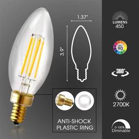 img 2 attached to 🌟 Delight Your Space with DECO LIGHT E12 LED Bulb: Efficient & Affordable Lighting Solution