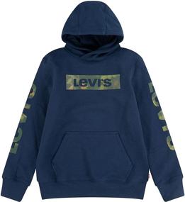 img 3 attached to Levis Graphic Pullover Hoodie Green