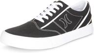 👟 hurley mens jasper skate black shoes: fashionable sneakers for men logo