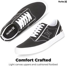 img 3 attached to 👟 Hurley Mens Jasper Skate Black Shoes: Fashionable Sneakers for Men