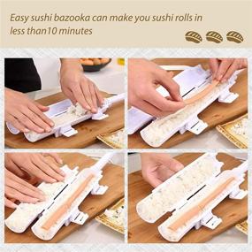 img 2 attached to 🍣 Maxware Sushi Making Roller Machine - Bazooka Design