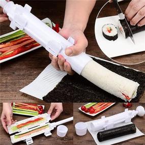 img 1 attached to 🍣 Maxware Sushi Making Roller Machine - Bazooka Design