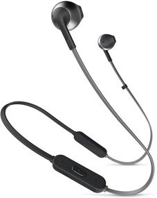 img 4 attached to JBL T205BT Wireless In-Ear Headphones: Silver, Three-Button Remote and Microphone