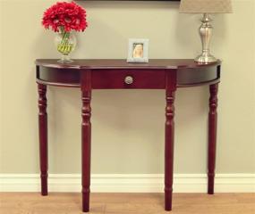 img 2 attached to 🖼️ Frenchi Furniture Console Table for Entryway