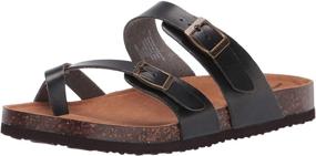 img 4 attached to Kids' Open-Toe Flat Sandal by Amazon Essentials