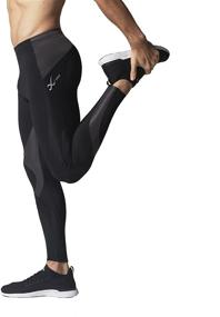 img 3 attached to Enhance Performance with CW-X Men's Stabilyx Joint Support Compression Tights