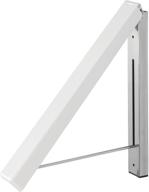 🧺 efficient wall mount drying rack for laundry room, bathroom or bedroom - idesign brezio metal clothes hanger, white логотип